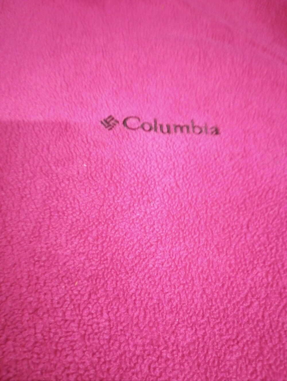 Columbia Fleece Pink Full Zip Jacket Size X-LARGE